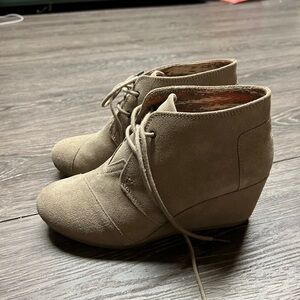 Wedge booties